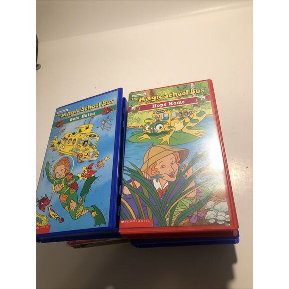 Scholastic's The Magic School Bus VHS Lot of 6 Goes To Seed Ball Storm Home - Picture 5 of 5